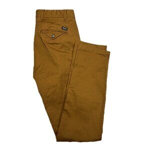 Scotch & Soda Stuart Slim Fit Chino Pants 28x32 Camel Brown Organic Cotton